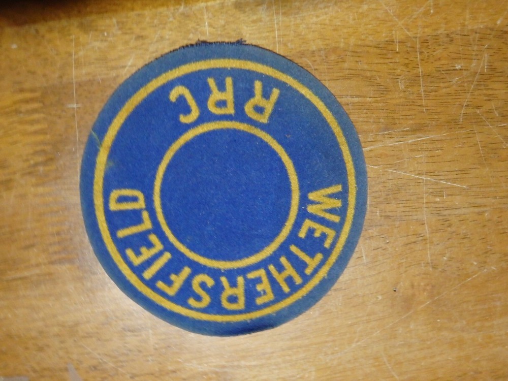 WETHERFIELD CONNECTICUT RRC FIREARMS  RANGE HUNTING CLUM 1940'S   PATCH BX E#8