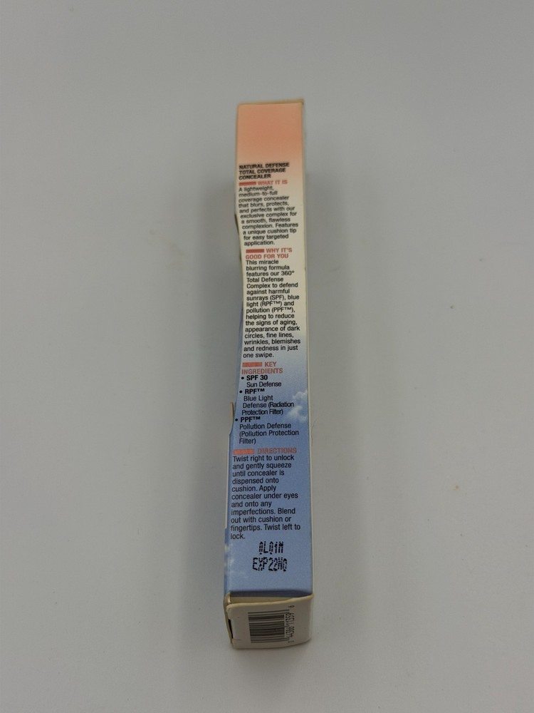 Physicians Formula Natural Defense Total Coverage Concealer in Light SEE EXP