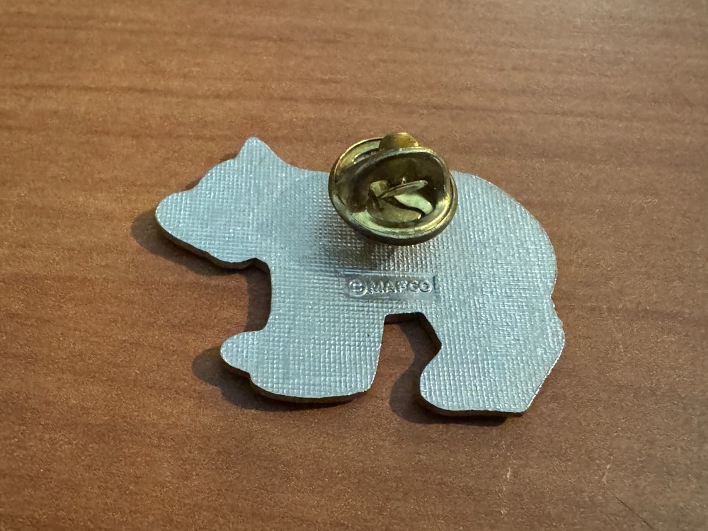 Panda Enameled Metal Pin by MAFCO