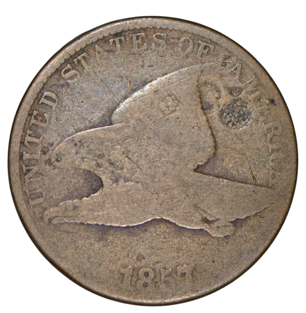 1857 1C Flying Eagle Cent - Good Details