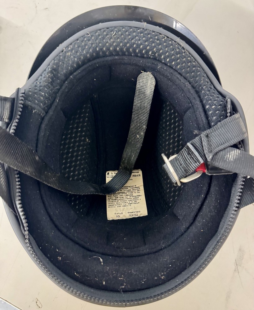 Harley Davidson Basic Rider Helmet DOT Size L, Made in Malaysia (2002)