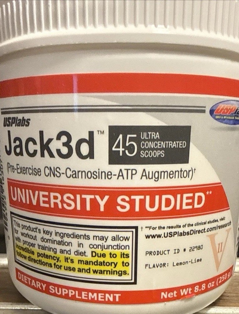 Lemon Lime  Jack3d| NOT MICRO |ADVANCED FORMULA | FREE SHIPPING