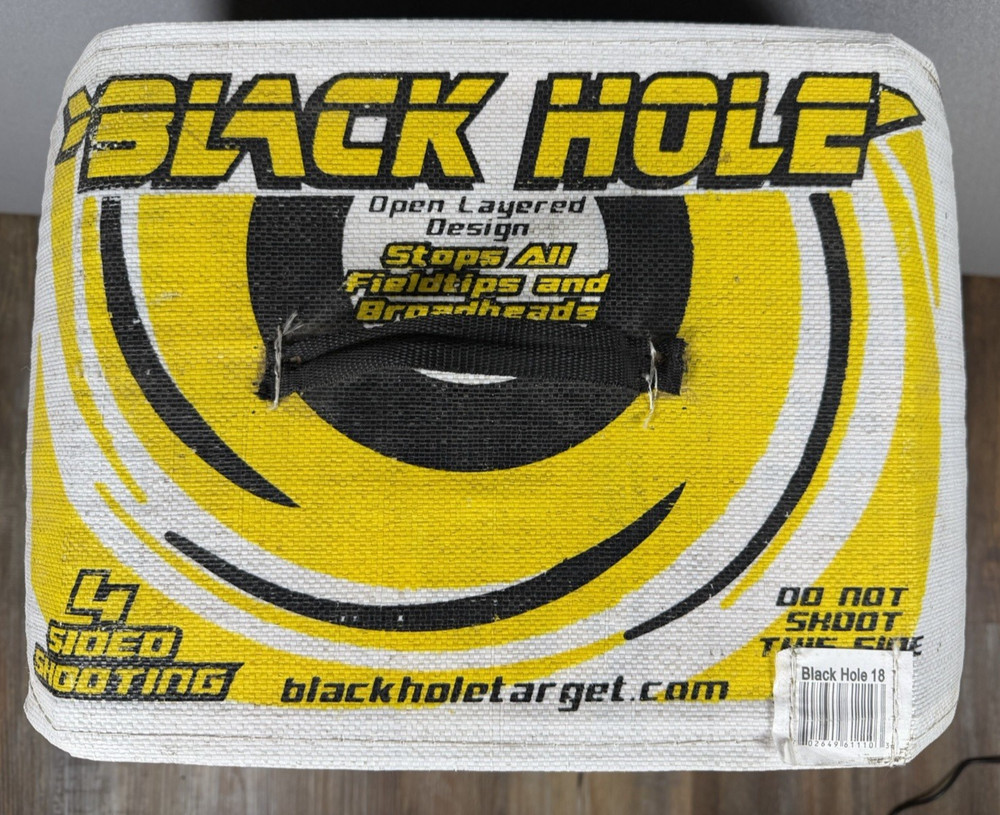 Black Hole 4-Sided 18" Archery Target Stops All Field Points & Broadheads