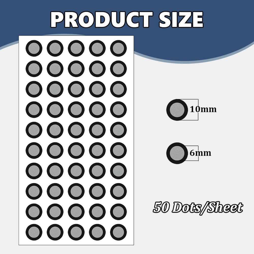 500 Dots 6.0Mm 3D Scanner Markers for 3D Scanner, Diffusion 3D Scanning Tracking