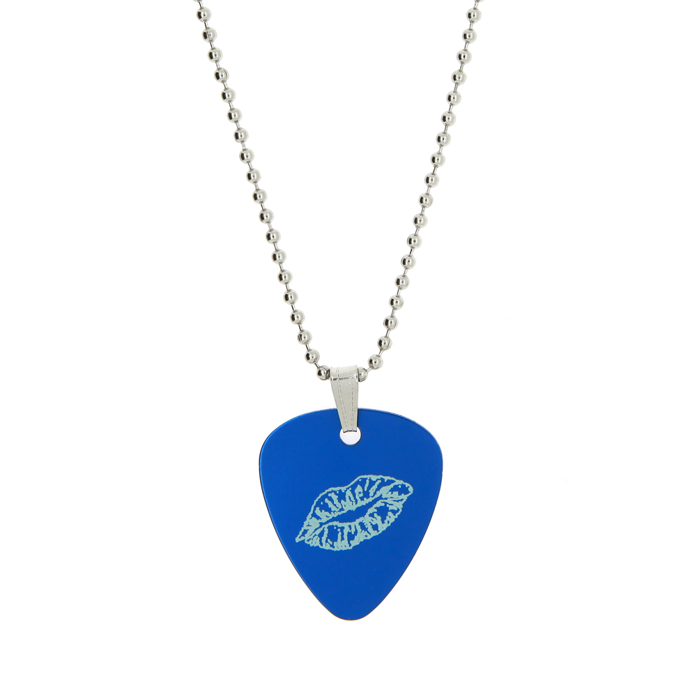 Keepsake Custom Engraved Guitar Pick Necklace