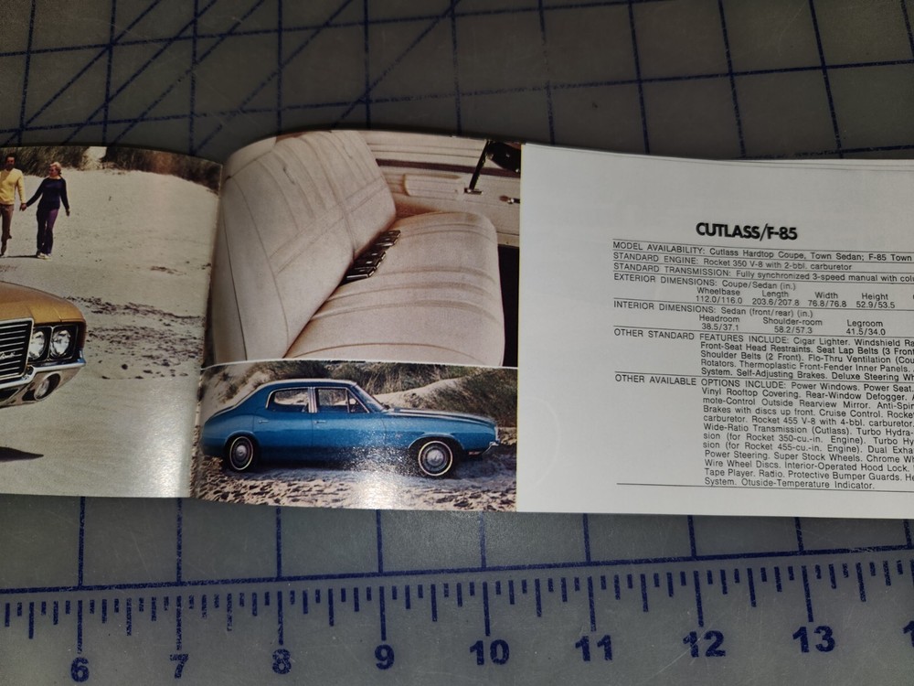 1972 Oldsmobile Brochure Full Line Original