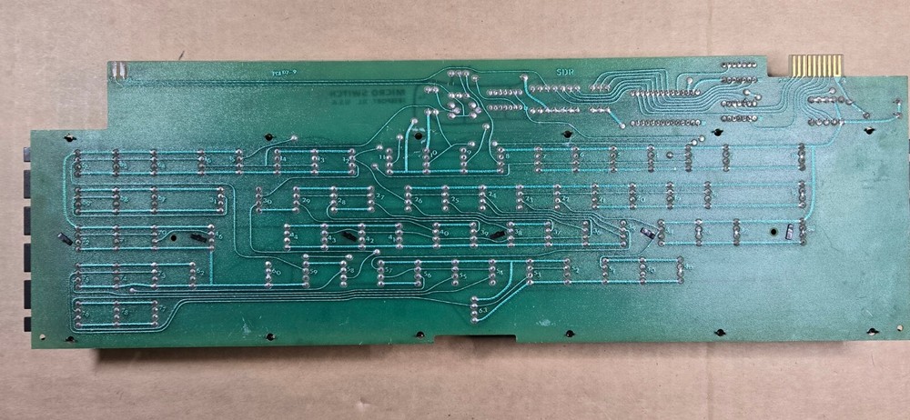 Vintage Micro Switch Keyboard 75SD12-1 / 23725-02 Missing 3 Keys - Untested