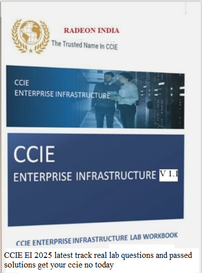 CISCO CCIE EI Enterprise Infrastructure v1.1 Real lab workbook 2025 work book
