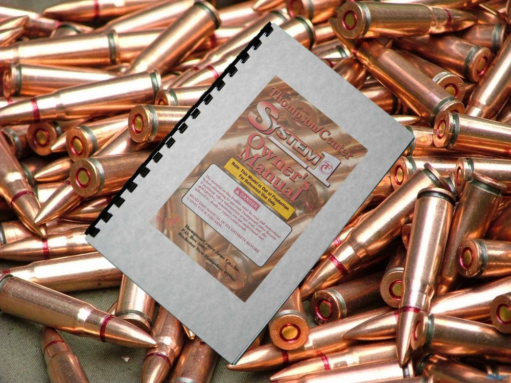 THOMPSON CENTER System 1  Muzzleloader RIFLE Gun Owners  MANUAL