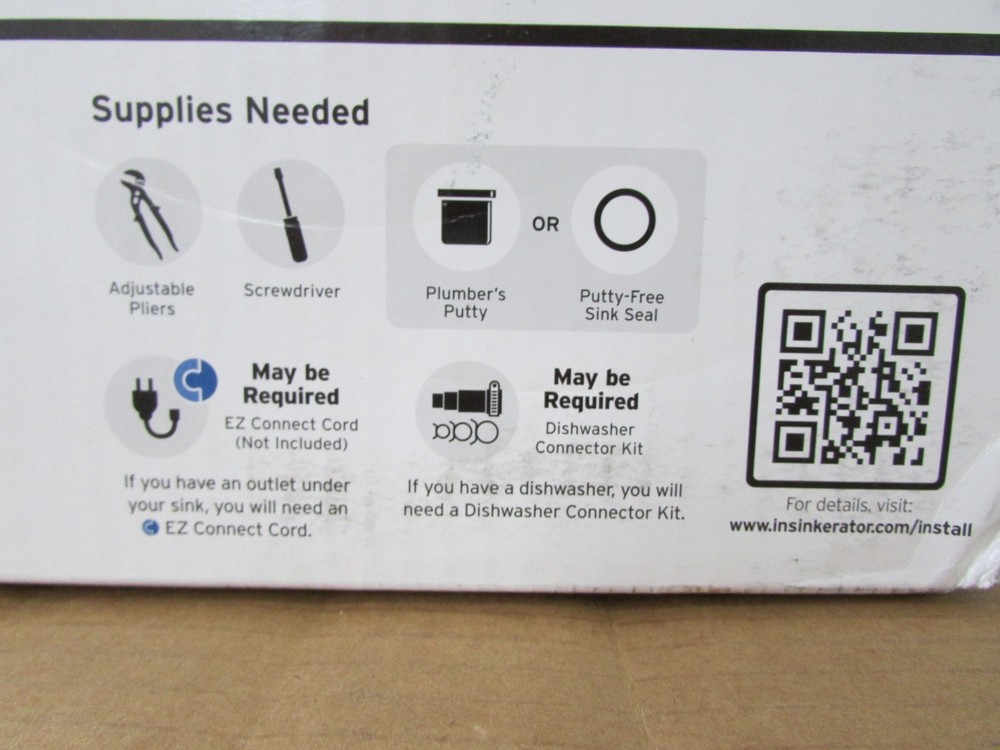 Garbage Disposal Insinkerator Evolution 1300 3/4 HP *NEW*