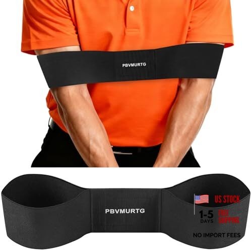 Golf Swing Training Aid with Instructions for use，Swing Correcting Arm Band