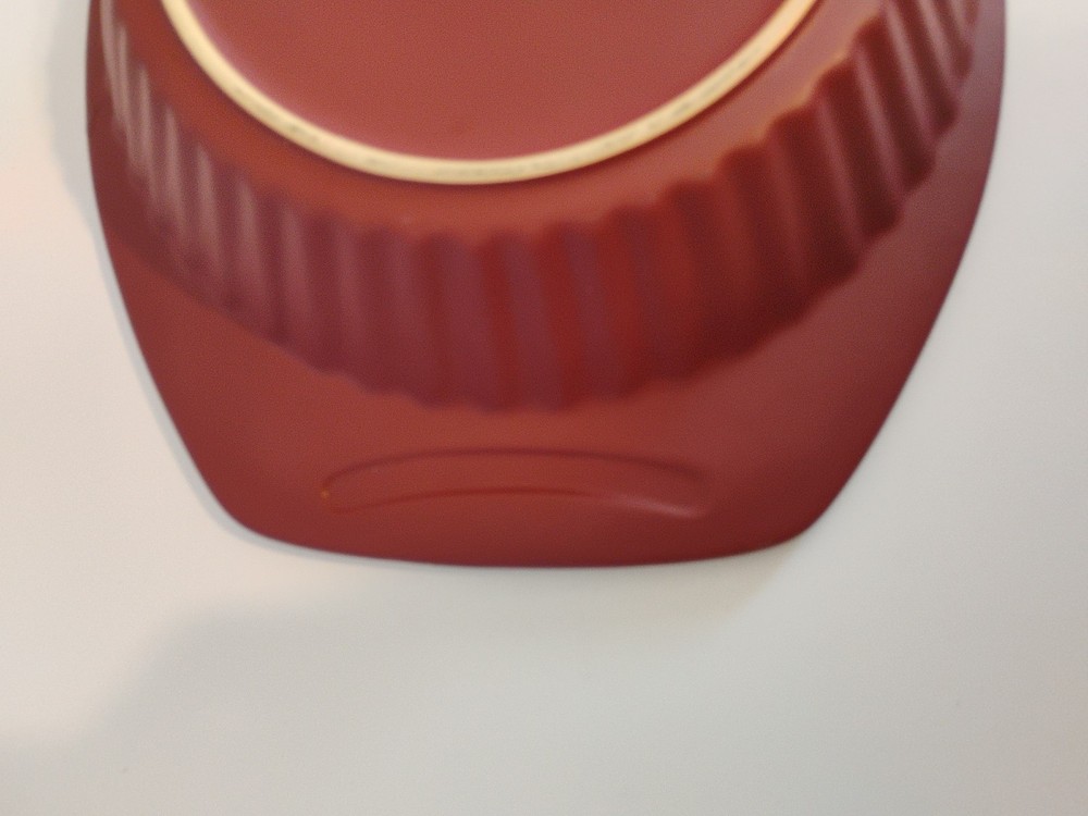 KitchenAid Red Cranberry 9" Stoneware Serving Dish Bakeware Casserole Baking