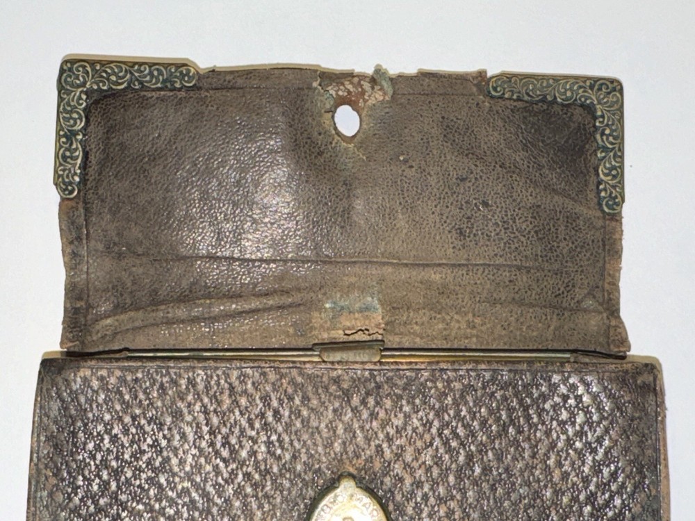 Antique Leather Fly & Leader Wallet