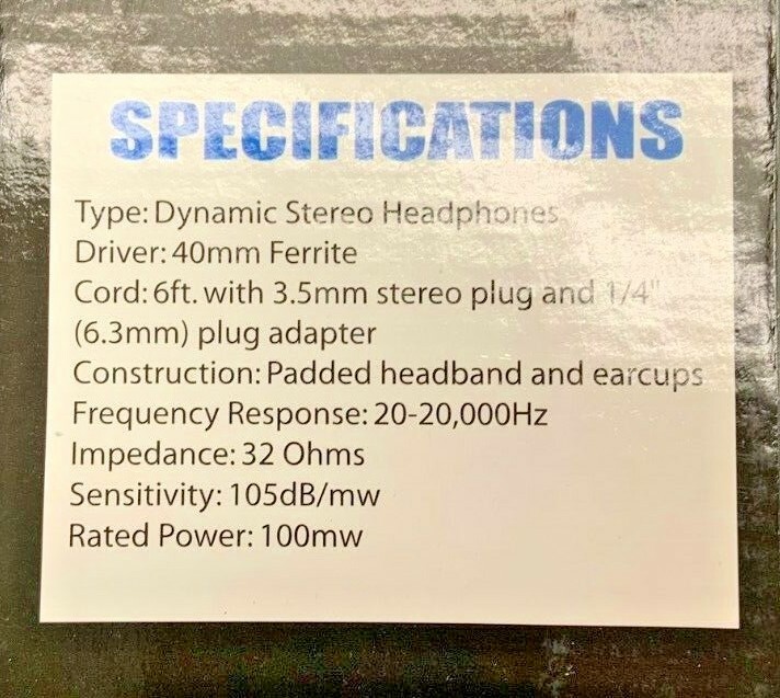 MI TEE AUDIO MI-HP1 HEADPHONES