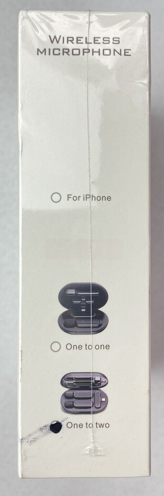 Wireless microphone single channel with charging case for iPhone lightning