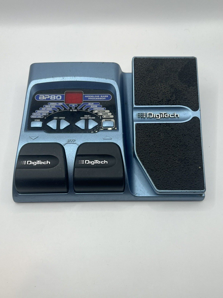 DIGITECH BP80 MODELING BASS PROCESSOR GUITAR EFFECTS PEDAL ~ AS IS ~ READ