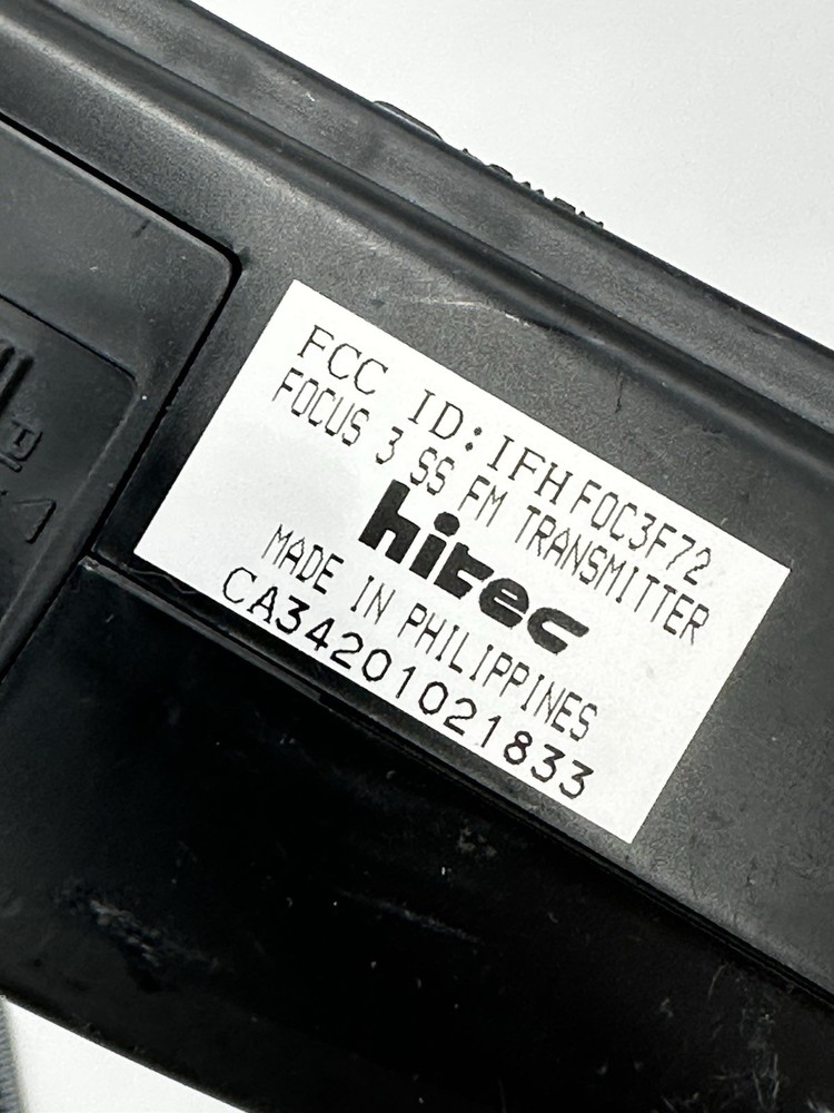 Hitec Focus 3 SS FM Wireless RC Controller 3 Channel.