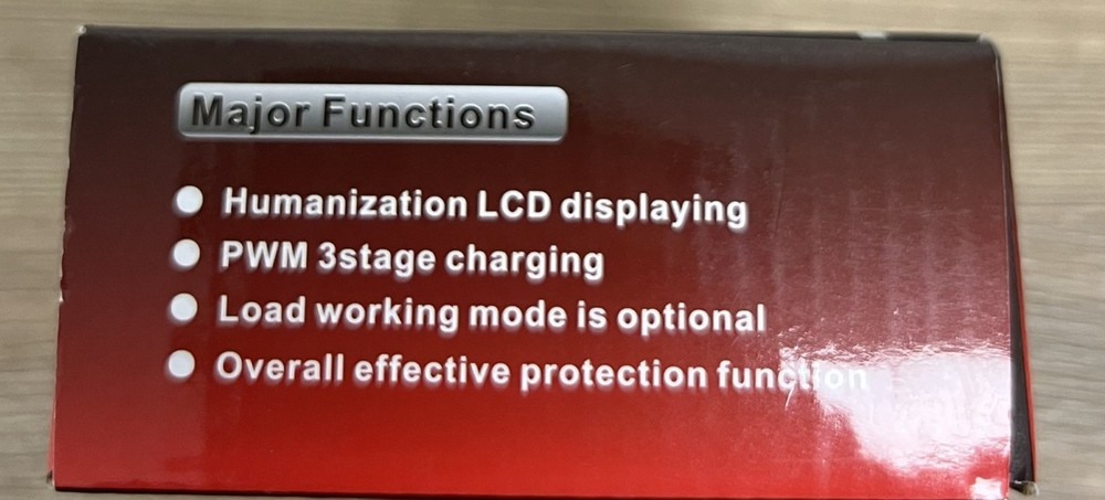 SACO - 20A PWM Solar Charge Controller - 12/24V Auto Sensing