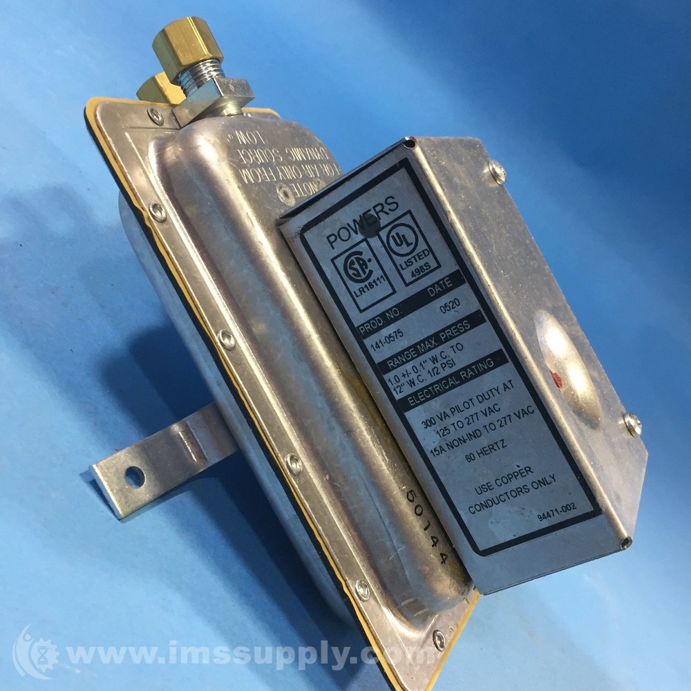 Siemens 141-0575 Differential Static Airflow Switch FNOB