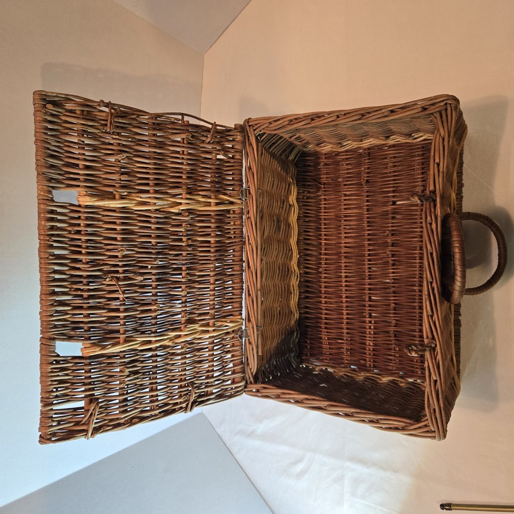 Vintage Wicker Sewing Box
