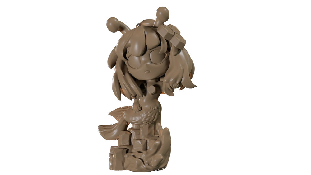 Capsule Chibi - Mermay Mermaid #2 (Honey)