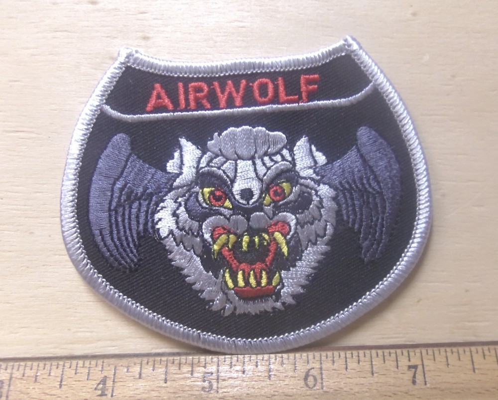 Airwolf Embroidered Patch