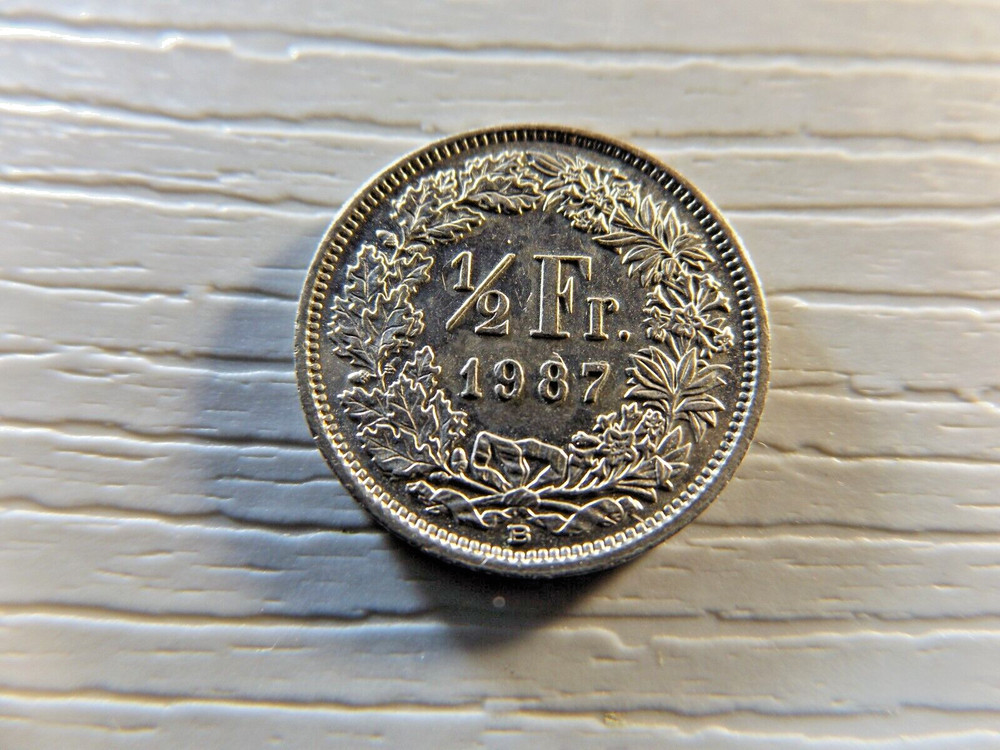 Switzerland 1987 HALF FRANC