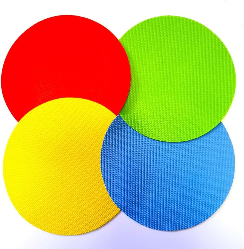 4Pcs Rubber Jar Opener Bottle Gripper Non Slip Pad Multi-Function Can Opener for
