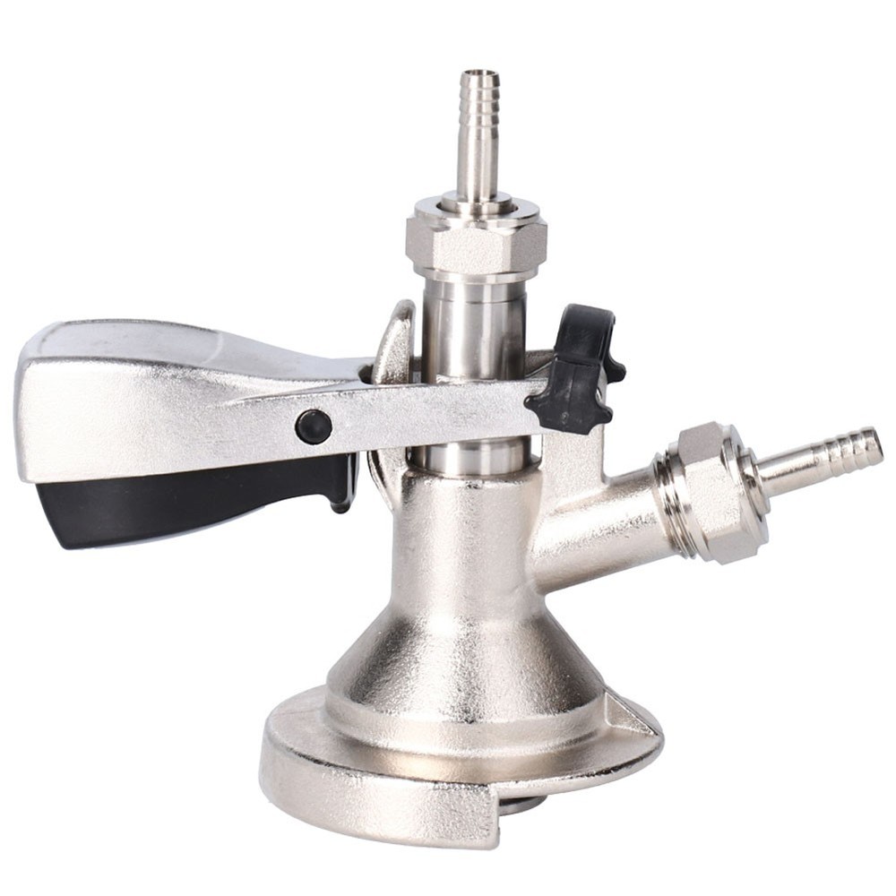 Beer Keg Tap Distributor G5/8 A Type Coupler Connector With Relief Valve Brewing