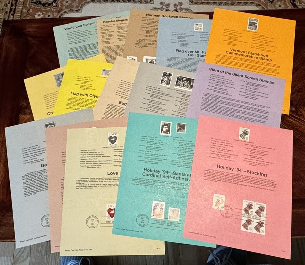 29 Cent US Stamps First Day Of Issue 15 Sheets In Mint Condition