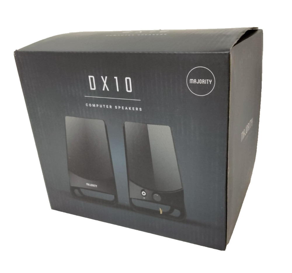 Majority DX10 PC Computer Speakers AUX-in/USB powered 10W