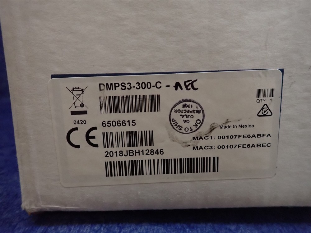 Crestron DMPS3-300-C-AEC DigitalMedia Presentation System Aud Conf Interface FF6