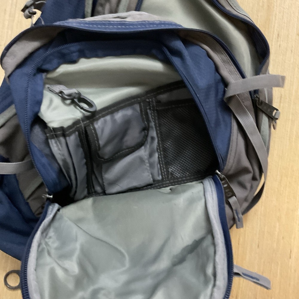 High Sierra Fatboy Daypack Backpack Blue Gray Adjustable