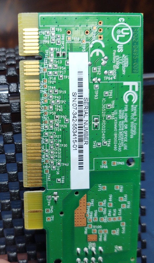 Conexant RD02-D490 PCI data/fax modem