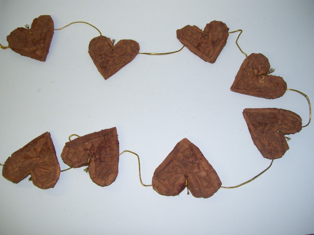 Cinnamon Heart Christmas Garland
