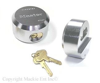 Master Lock Hidden Shackle Padlocks - (3) Keyed Alike w/ BumpStop 6271NKA-3