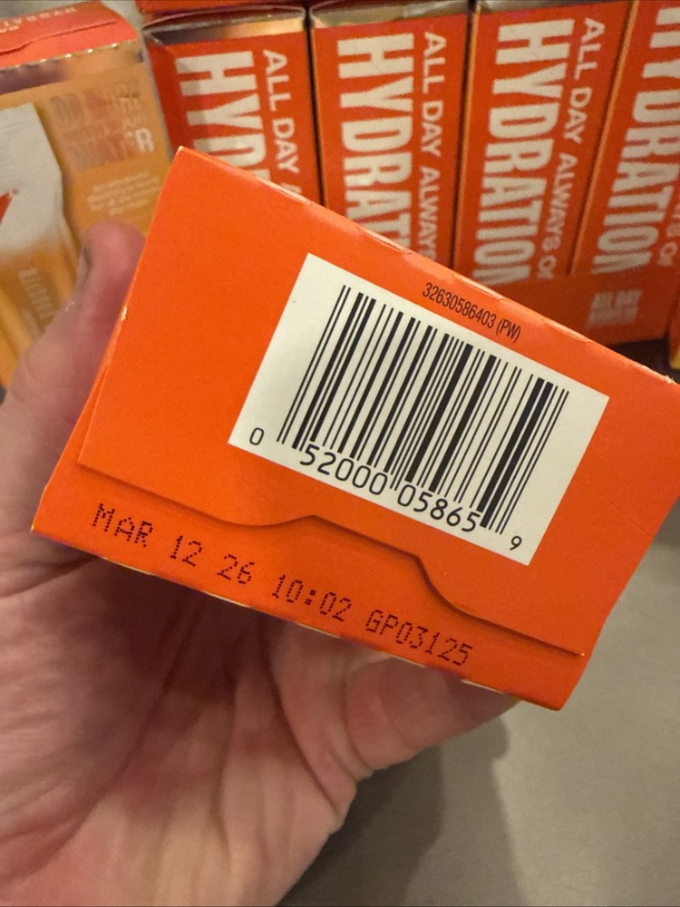66 Tropical Mango Gatorade Hydration Booster BB 3/26