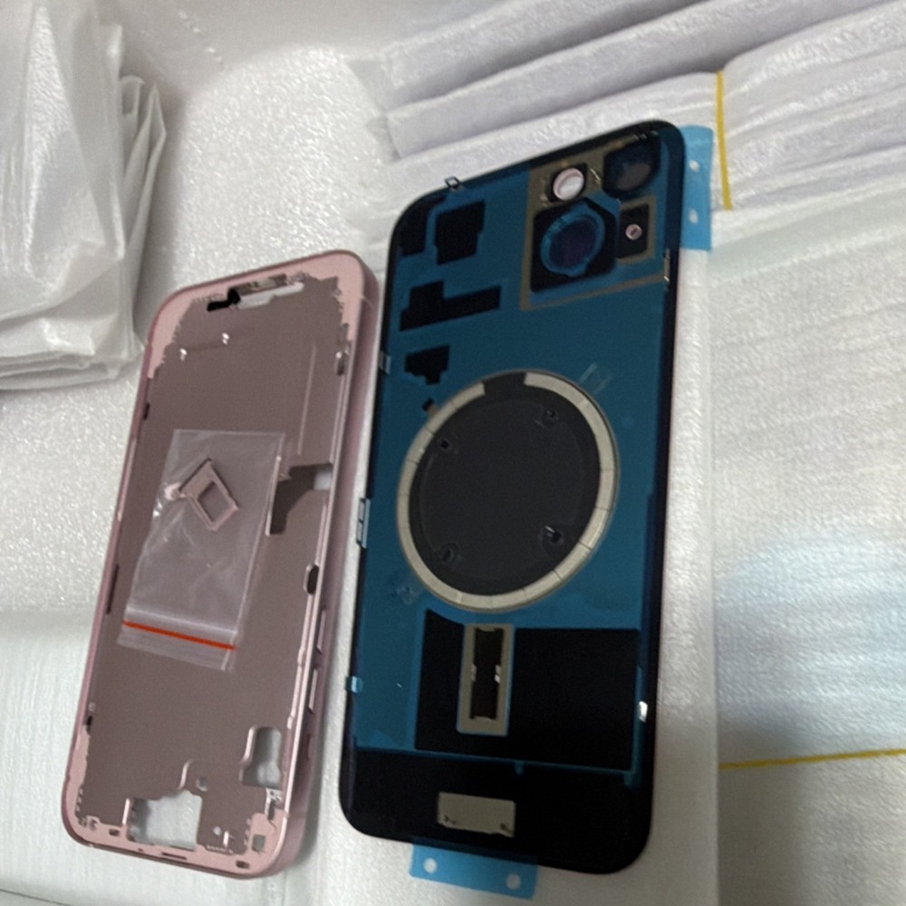 Apple iPhone 15 Plus Pink Housing Frame Back Cover Replacement