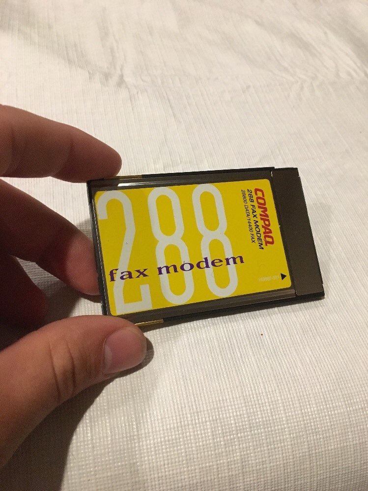 COMPAQ 288 FAX MODEM 28800 DATA / 14400 FAX