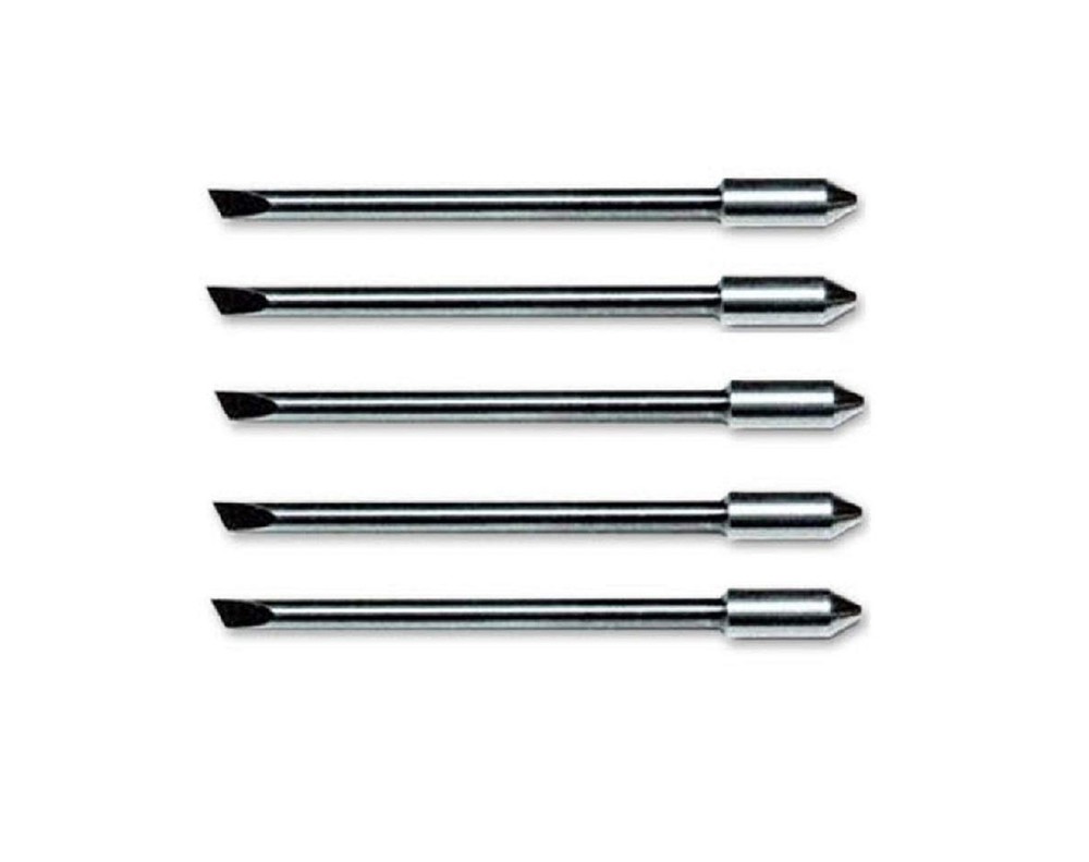 Authentic Graphtec CB09UB .9mm Supersteel 45 Degree Blade - 5 Pack