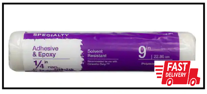 9 In. X 1/4 In. Polyester Adhesive and Epoxy Roller