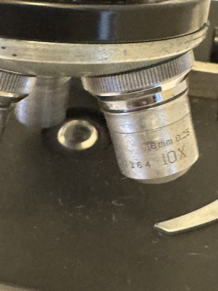 Antique Bausch & Lomb Microscope Black