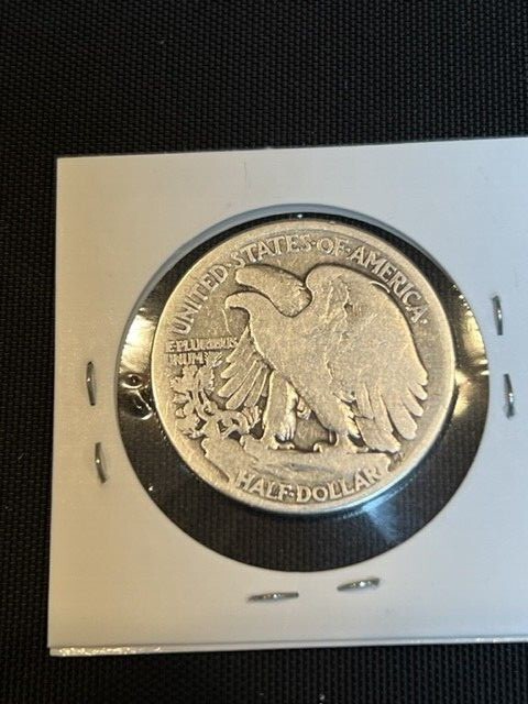 1917 D Obverse Walking Liberty Half Dollar