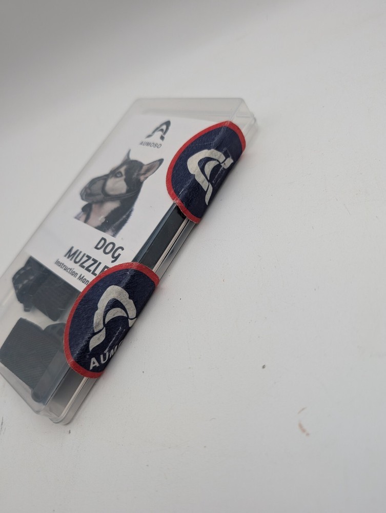 AUMOSO Dog Muzzle with Instructions - Size Small