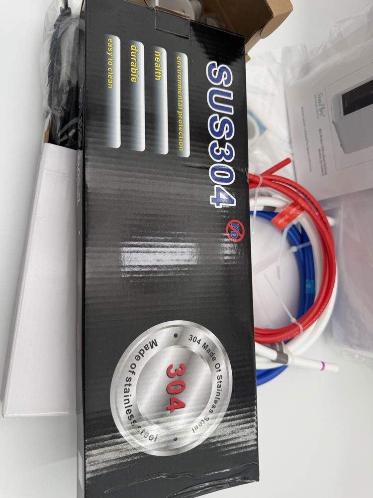 SimPure Q3-600 UV Reverse Osmosis System 600 GPD 7 Stage Under Sink Electric