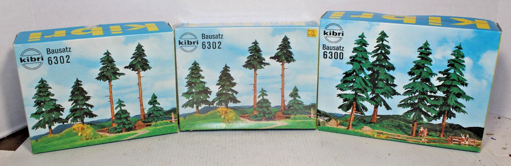 3 Kibri Bausatz 6300 6302 6302 Tree Kits JB