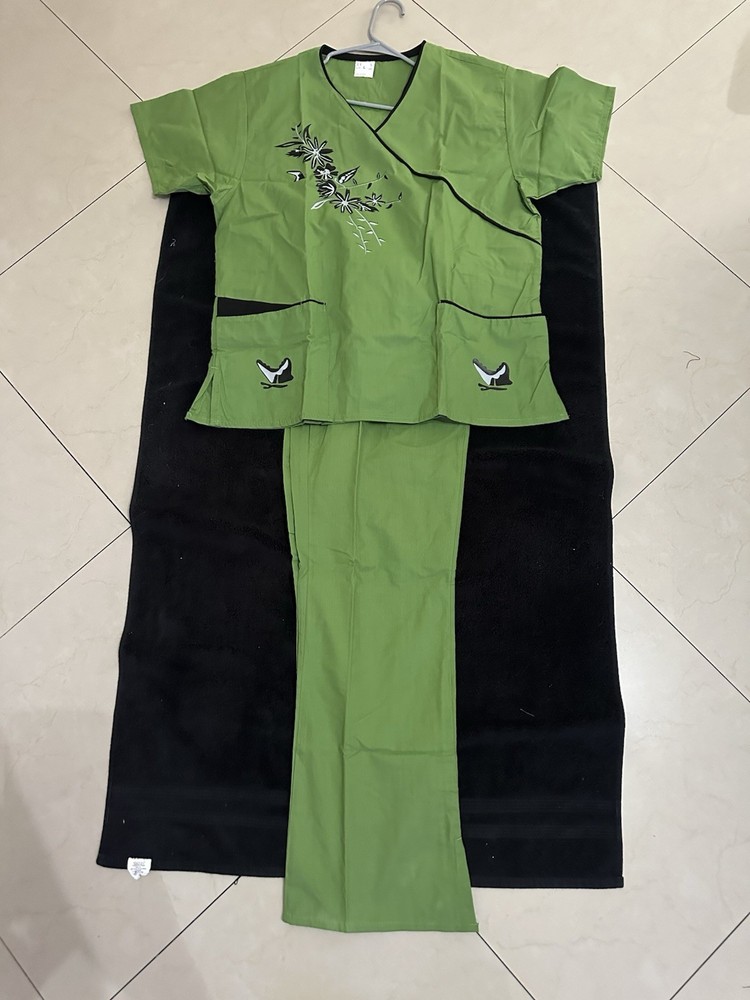scrub set uniform size L wmns
