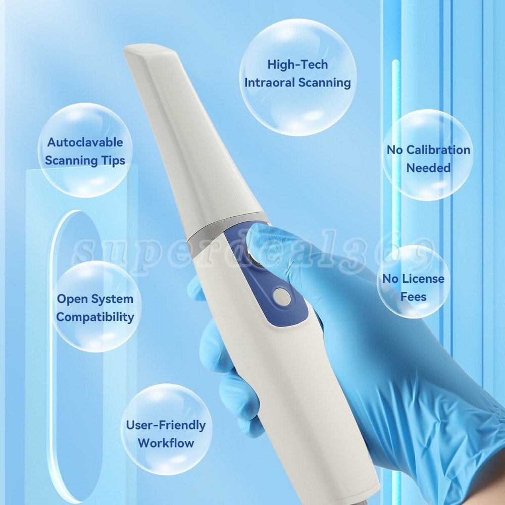 Dental Intra oral Scanner Remote sensing function AI Scanning Software+4 Tips S4