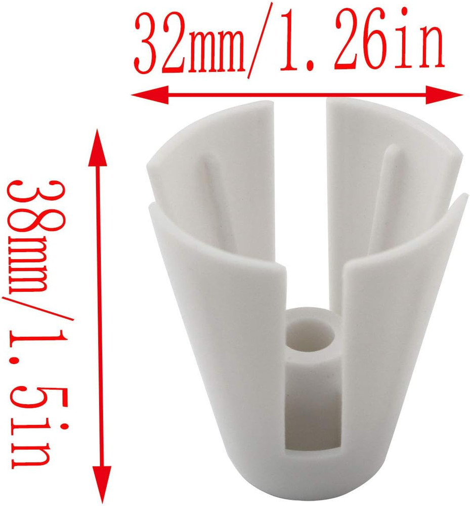 10PCS White Plastic Coil Claw Thread Spool Cone Holder Sewing Accessories for Ja