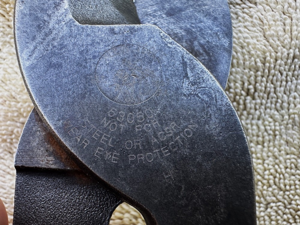 KLEIN TOOLS BUNDLE CUTTER NO. 63050 (H=2021 DATE CODE)